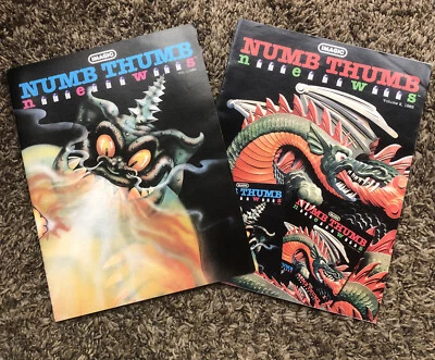 Vtg 80’s Imagic Numb Thumb Club Magazine Premier Issue 1 & 2 RARE ATARI GAMES - Image 1 of 4