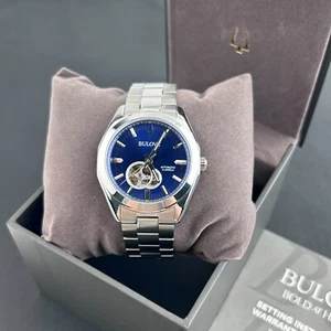 Bulova Surveyor 96A275 Blue Dial Men's classic Automatic Chronograph 42mm - Picture 1 of 7