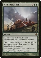 Momentous Fall Rise of the Eldrazi NM Green Rare MAGIC GATHERING CARD ABUGames