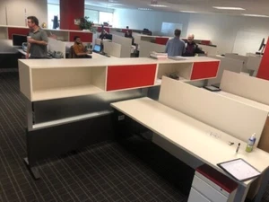 Herman Miller Canvas 72x78 Used Cubicles - Picture 1 of 4