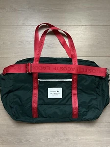 LACOSTE Reversible Lightweight Duffel Bag RARE NEW - Picture 1 of 12