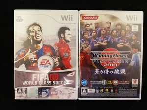 Fifa 08 & Winning Eleven Play Maker 2010 Bundle - Nintendo Wii - Japan Import - Picture 1 of 7