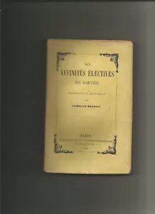 Les affinités électives - Goethe - Imagen 1 de 2
