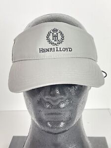 Henri Lloyd Visor Cap Grey Adjustable Pre-Owned Like New VGC