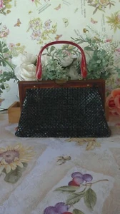 Vintage 1960s Whiting & Davis Mesh Chainmail Handbag – Bakelite Frame - Picture 1 of 8