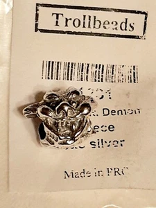 TROLLBEADS Angel and Demon 11231 Retired Angel and Demon Sterling Silver 11231 - Picture 1 of 12