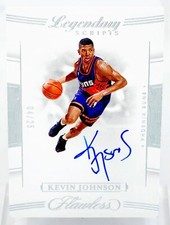 📈 KEVIN JOHNSON SSP AUTO 4/25 📈 2019-20 FLAWLESS LEGENDARY SCRIPTS SIGNATURES 