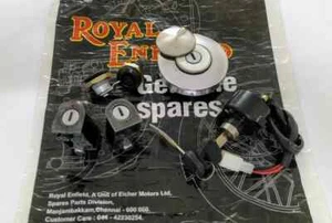 Apto Para Royal Enfield Thunderbird Common Llave Juego Cerradura Kit #147548 / B - Imagen 1 de 4