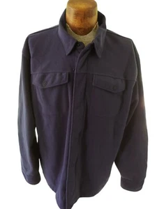 TOMMY HILFIGER Men's Navy Blue Full Zip Fleece Jacket Size Extra Large XL - Picture 1 of 7