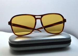 1960's VINTAGE B&L RAY BAN tortoise frame STATESIDE AMBERMATIC LENS sunglasses - Picture 1 of 7