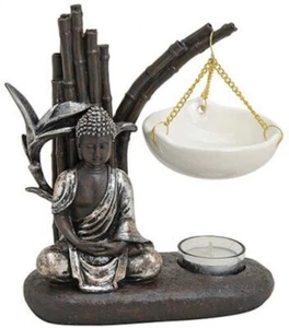 Duftlampe Buddha 20x8x17cm Raumduft Teelichthalter Budda Feng Shui - Bild 1 von 2