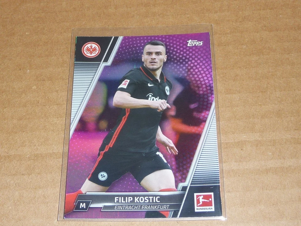 2021/22 Topps BUNDESLIGA SOCCER FUCHSIA PARALLEL /125 FILIP KOSTIC #63 - Image 1 of 1