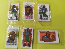 VINTAGE LOT OF 6 " MR. T " PUFFY STICKERS 1983 RUBY SEARS BRAND NEW UNUSED