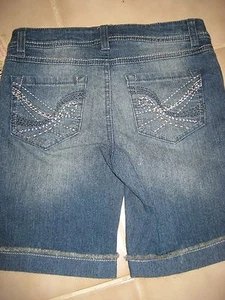 Vanilla Star GIRLS JEANS shorts stretch cuffed bermuda (1s113d1056) - Picture 1 of 4