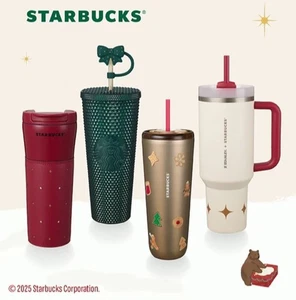 Starbucks Navidad 2025 Acogedora Taza de Lujo Taza Vaso Botella Hervidor Cubiertos - Imagen 1 de 45