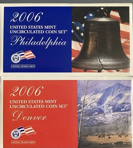 2006 P & D US Mint Set Uncirculated 20 Coins Original Mint Packaging - Picture 1 of 1