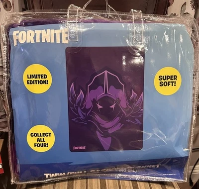 Fortnite  - Twin / Full Bedding Soft Plush Blanket 60X80 Limited Edition Purple  - Image 1 of 4