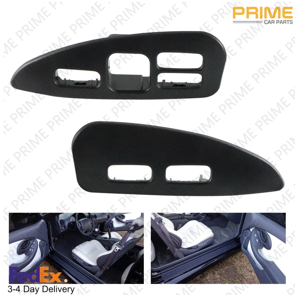 2PCS Door Switch Trim Left and Right Fits 1993-1999 Pontiac Firebird Trans Am Foto 1 de 4