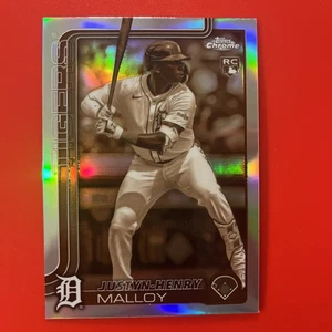2025 Topps Chrome - Justyn-Henry Malloy #224 Sepia Refractor (RC) - Bild 1 von 2