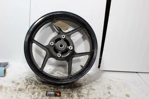 12-16 Kawasaki Ninja 650 ABS OEM Rear Wheel 6 Spoke Black 17x4.5" - Picture 1 of 16