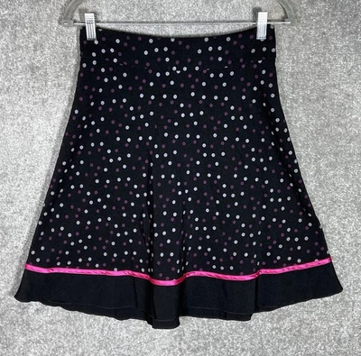 Falda a lunares My Michelle para mujer talla 5/6 negra rosa púrpura línea A acampanada Y2K Foto 1 de 4