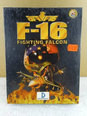 F-16 Fighting Falcon PC Big Box 1997 Digital Integration COMPLETE - Vintage Sim! - Image 1 of 4