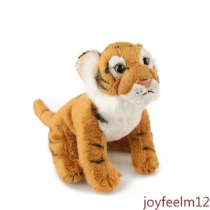 Nuovo peluche animali giocattoli simulati leoni leopardi tigri simpatica bambola zodiaco statuina - Foto 1 di 18