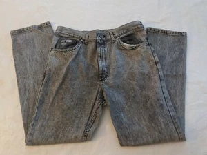Lee Herren Jeans Straight Leg Acid Wash Größe 36 x 32 USA 80er - Bild 1 von 7