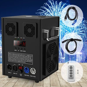 700W Cold Spark Machine Stage Effect DMX Firework Machine DJ Event Club Wedding - Picture 1 of 15