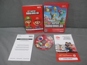 Nintendo Wii SUPER MARIO BROS. Spiel Disc mit Bedienungsanleitung 2009 - Bild 1 von 9
