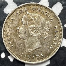 1889 Canada 5 Cents Lot#JM5487 Silver! Key Date! Nice!