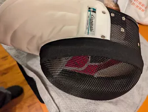 NEW Carmimari FIE Level 2 1600N Certified Epee Mask Small Negrini (Small Medium) - Picture 1 of 3