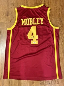 Evan Mobley Signed Autograph Auto USC College NCAA Cavaliers Cavs Jersey PSA COA - Picture 1 of 4