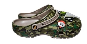 Crocs x Luke Combs Bootleggers Camo Mossy Oak Croc Clogs Men's 12 New !!! - Picture 1 of 11