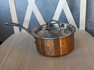 Calphalon Topf 1,5 Quart Kupfer Tri-Clad Edelstahl Kochtopf mit SS Deckel 8701-2 - Bild 1 von 14