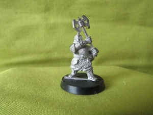 A10  LOTR /HOBBIT ARMY - DWARF WARRIOR METAL MODEL - Picture 1 of 2