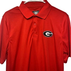 University of Georgia / J-America Red Short Sleeve Polo Shirt / Mens Size M - Picture 1 of 7