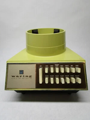 Motor base licuadora Waring estado sólido 14 velocidades vintage años 70 modelo 11-299 crema Foto 1 de 4