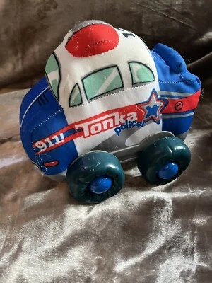HASBRO FUNRISE TONKA POLICE Car Cop Stuffed Toddler Toy Emergency Vehicle Sounds - Image 1 of 4