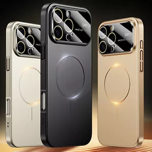 Funda Mag Safe Antigolpes para iPhone 16 15 Pro Max 14 13 12 11 Cubierta Completa para Cámara - Imagen 1 de 19