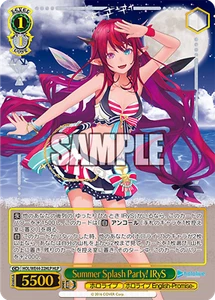 Weiss Schwarz HOL/WE44-22HLP IRyS HLP foil Hololive Production Summer - Picture 1 of 2