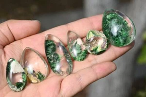 Colgante Fantasma Verde Fantasma (Puede Perforar Agujero) Cristal Reiki Decoración Curar Regalo 5 piezas - Imagen 1 de 10