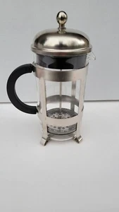 Starbucks Barista French Press Glass & Etched Stainless Steel Bodum - Picture 1 of 7