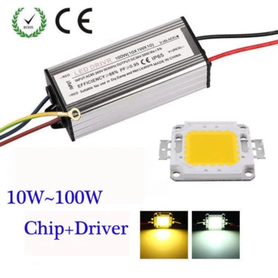 LED Chip Driver Power Supply Adapter SMD Bulbs 10W 20W 30W 50W 100W Waterproof - Bild 1 von 4