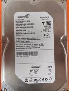 ⭐️⭐️⭐️⭐️⭐️ Desktop 3.5" SATA HDD Hard Drive Seagate ST3320820NS 320GB FW: 3.BAJ - Picture 1 of 2