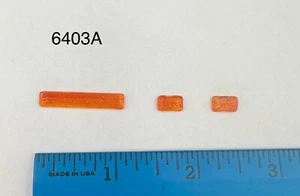 3 Pack 1/64 Long & Short Amber Lightbar for DCP Tow Truck Trailers Rig Work - Picture 1 of 5