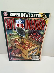 2000 Rams vs Titans 10.5" x 14" Matted Super Bowl XXXIV Program - Picture 1 of 1