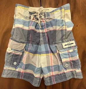 ABERCROMBIE KIDS Boys Medium Swim Trunks Board Shorts - Picture 1 of 9
