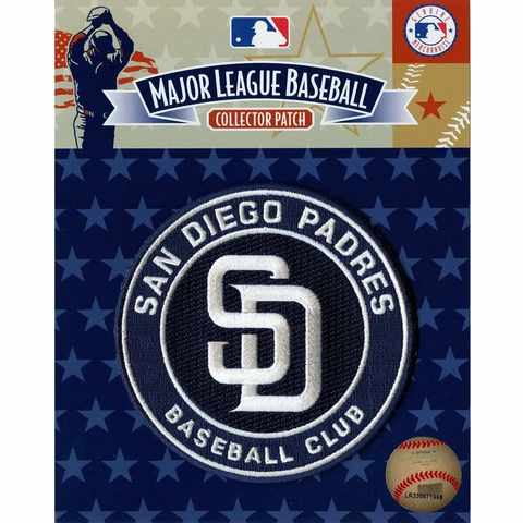 San Diego Padres 2012 Primary Team Baseball Club New Logo Round Patch Jersey MLB Cover