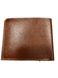 New Men's Bifold PU Leather Wallet Multi Credit Card ID License Slim brown - Picture 1 of 5